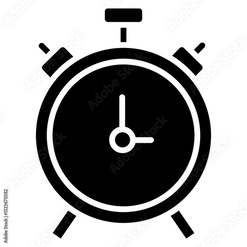 Alarm Clock line icon style