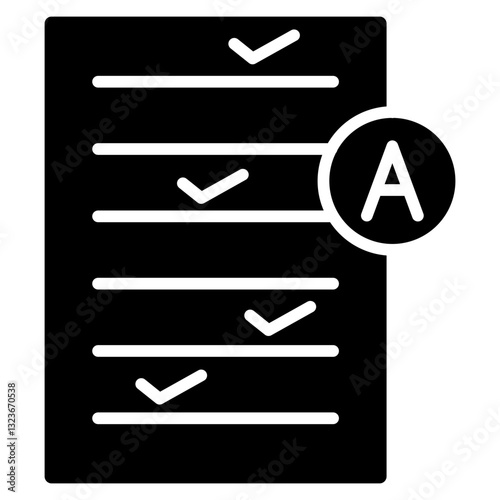 Test line icon style