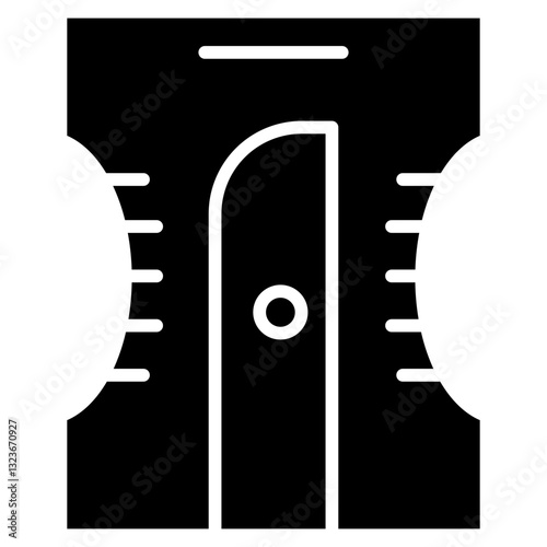 Sharpener line icon style