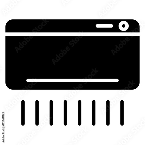 Air Conditioner line icon style
