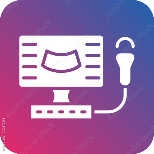 Ultrasonography Icon Style