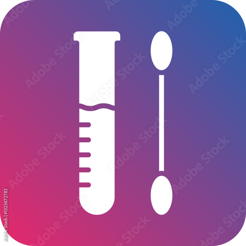 Swab Test Icon Style