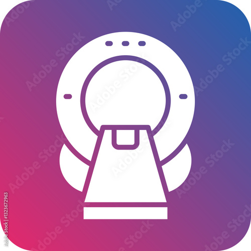CT Scan Icon Style
