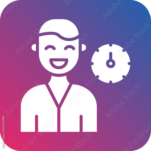 Patients Waiting Icon Style