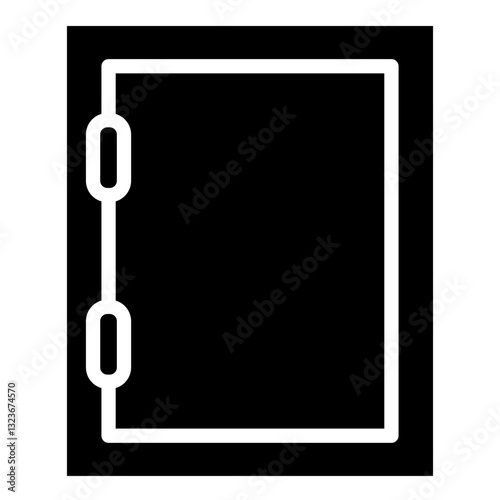 Safe Box line icon style