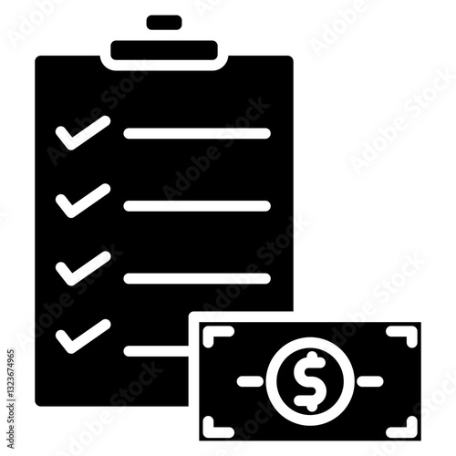 Appraisal line icon style