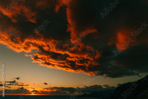fire in the sky
