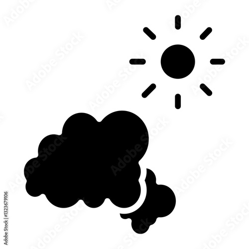 Sunny Line Icon Style
