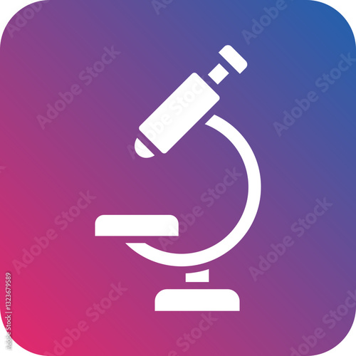 Microscope Icon Style