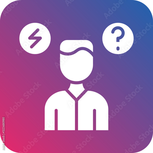 Anxiety Disorder Icon Style