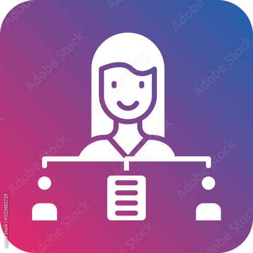 Delegation Of Work Icon Style