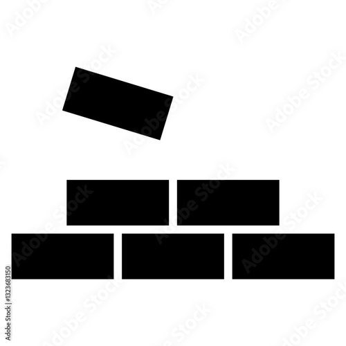Brick Line Icon Style