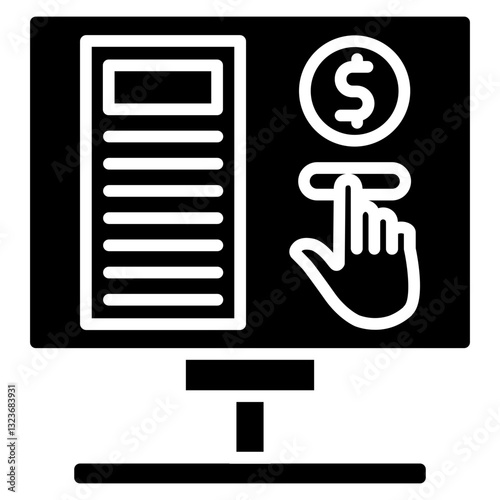 Subscription Model Line Icon Style