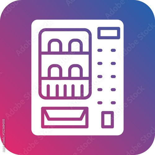 Vending Machine Icon Style