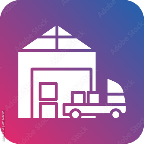 Warehouse Icon Style