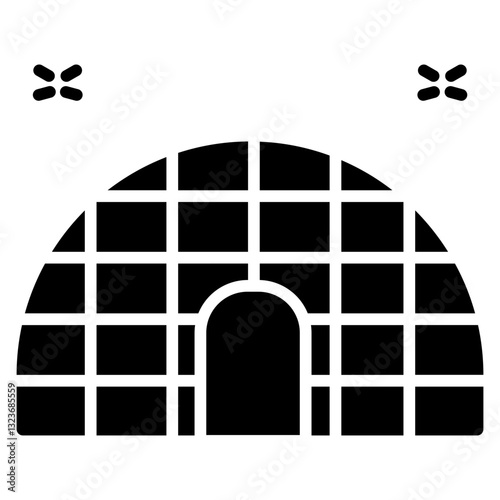 Igloo Line Icon Style