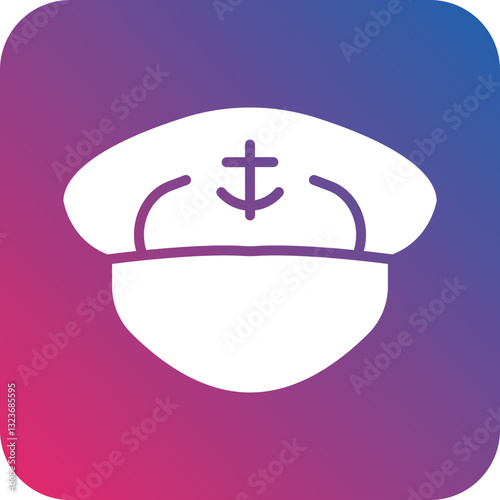 Captain Cap Icon Style
