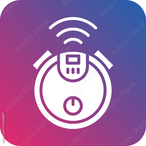 Robot Vaccum Icon Style