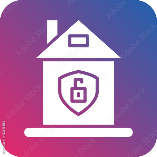 Home Security Icon Style