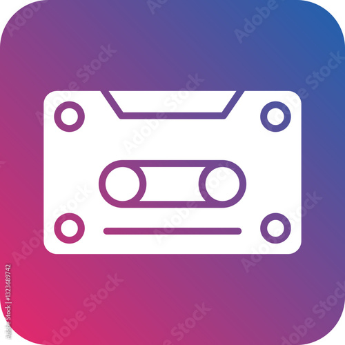 Cassette Icon Style