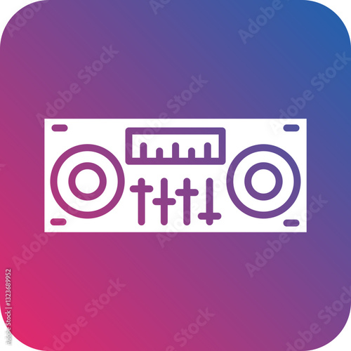 DJ Decks Icon Style