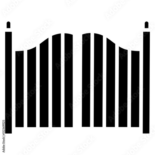 Gate Line Icon Style