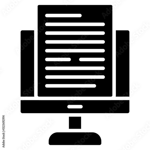 Copywriting Line Icon Style
