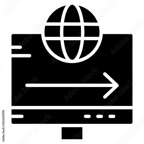 Redirect Line Icon Style