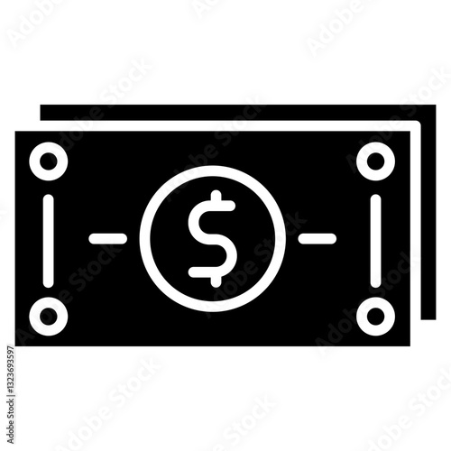 Money Line Icon Style
