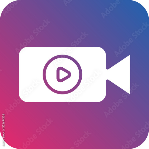 Live Broadcast Icon Style