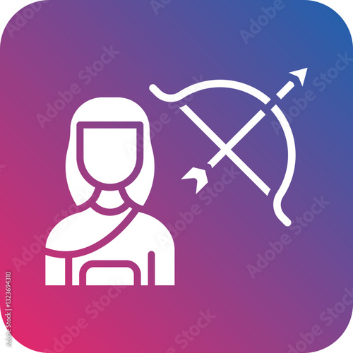 Acher Lady Icon Style