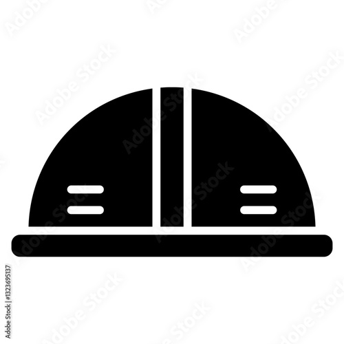 Helmet Line Icon Style