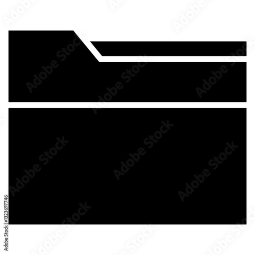 Folder Line Icon Style