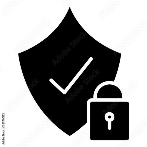 Secure Line Icon Style