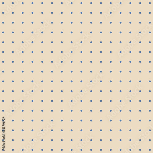 Graph paper. Printable dotted grid paper on white background. Geometric abstract dotted transparent illustration with dots for school, notebook, diary, notes, print. Realistic paper blank size A4.