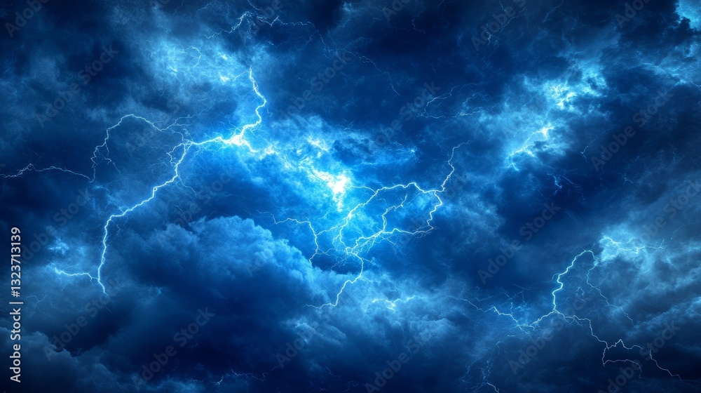 AbstractArt Futuristic Image Moment Storm Lightning