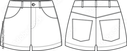 vector illustration of clothes