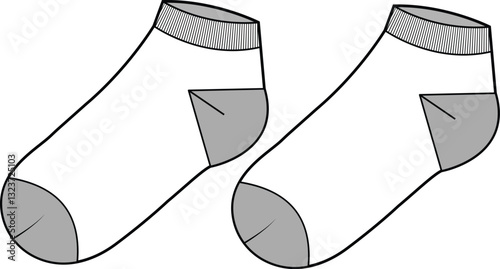 vector illustration of a pair of shoes