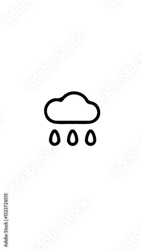 nube llovioso 