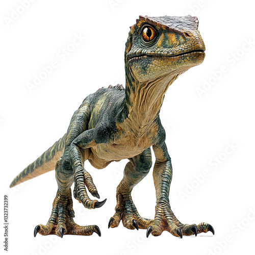 Adorable Young Prehistoric Raptor