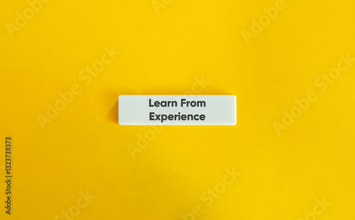 Learn From Experience Banner. photo