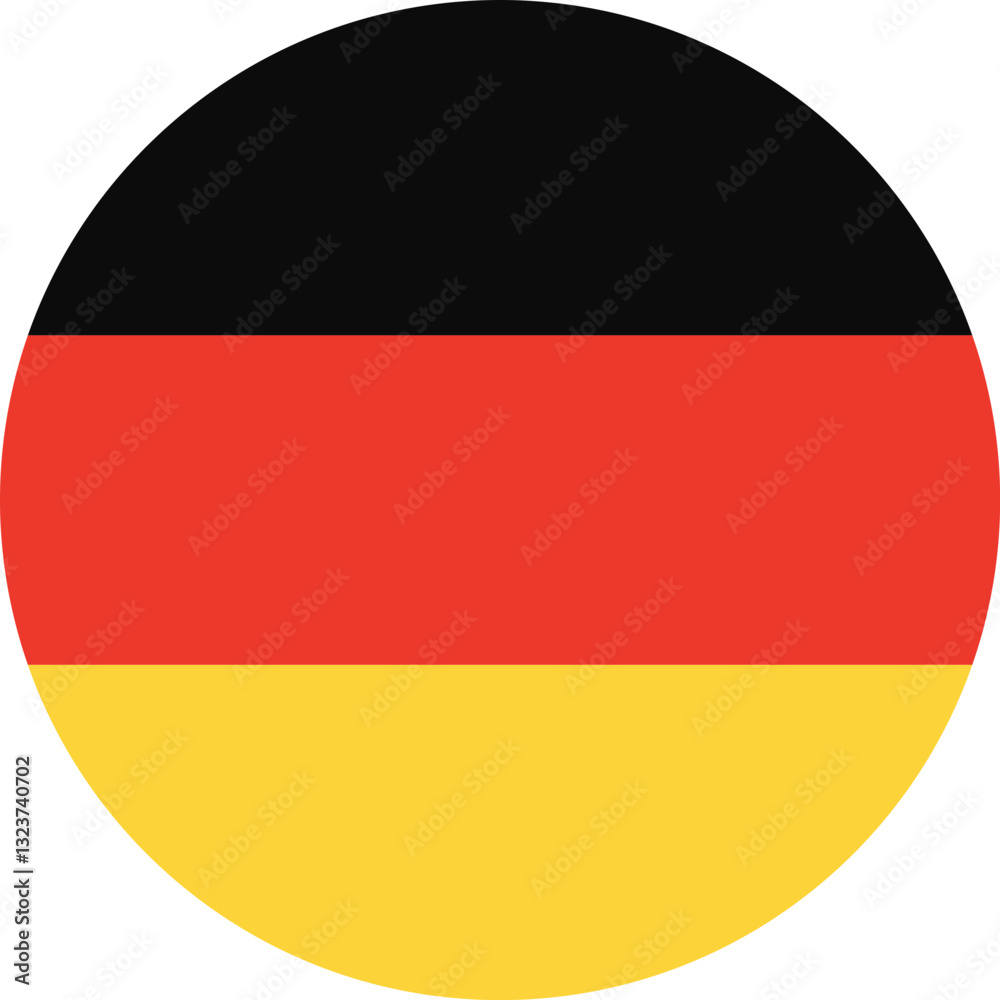 Obraz premium german flag button
