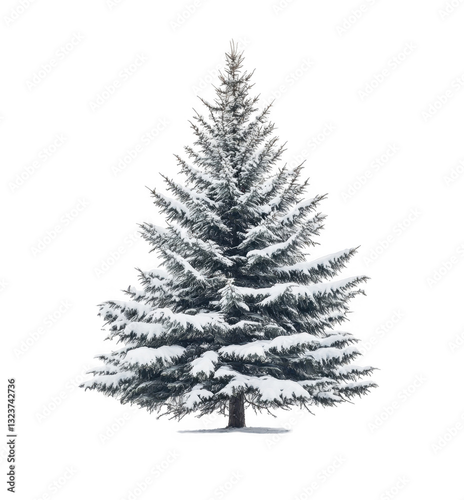 Snow Covered Christmas Tree Snow Covered Christmas Tree