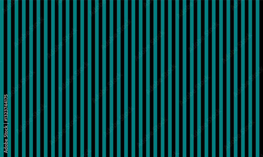 Fototapeta premium Green and black abstract vertical column strip background with lines as seamless repeat pattern, replete image design for fabric printing