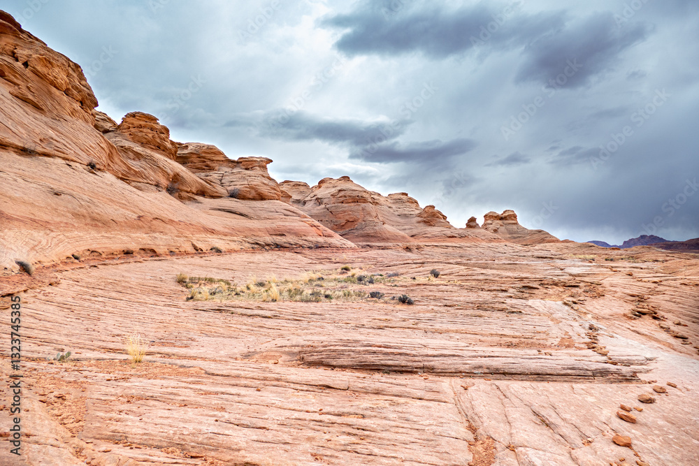 Sandstone landscape close to Page, Arizona, USA Sandstone landscape close to Page, Arizona, USA