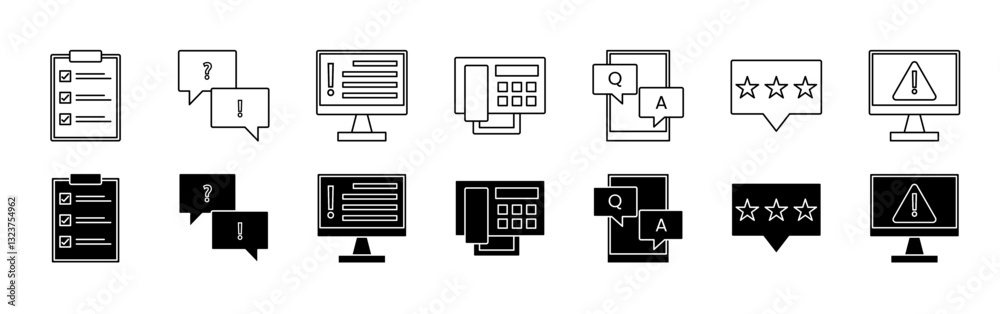 Call center icon set isolated on white background vector illustration Call center icon set isolated on white background vector illustration