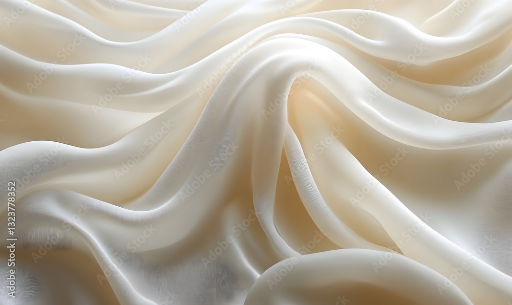 delicate and flowing fabric, showcasing soft folds and a subtle sheen, creating an impression of elegance delicate and flowing fabric, showcasing soft folds and a subtle sheen, creating an impression of elegance