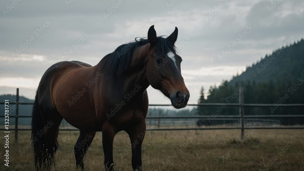 Obraz premium Marvelous Mare Image during Golden Hour