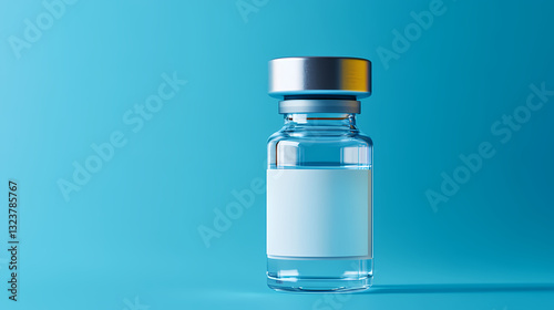 Obraz na płótnie Transparent pill bottle with silver cap w salonie