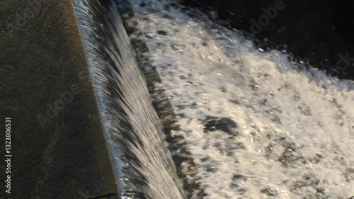 Water stream waterfall fountain